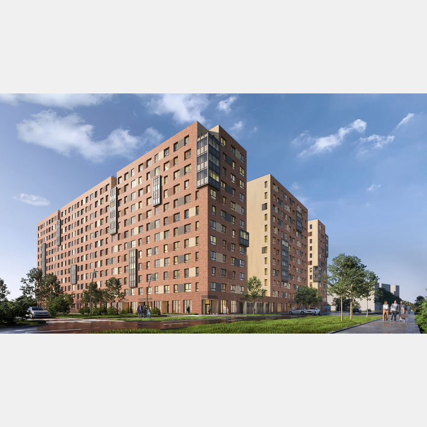 1-к. квартира, 37,4 м², 2/12 эт.