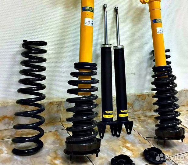 Комплект для перехода с пневмы на пружины