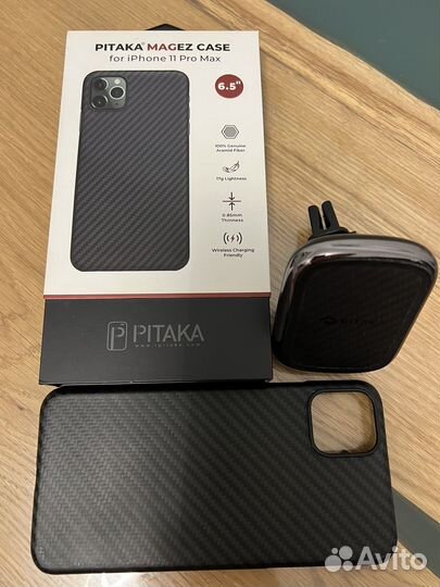 Чехол для iPhone 11 pro max pitaka и держатель