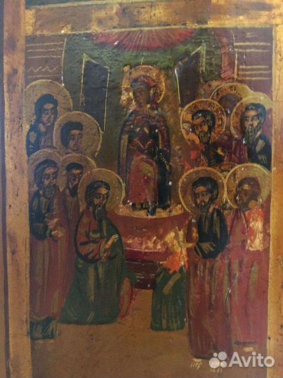 Храмовая икона Двунадесятые 85*61*4см.золото