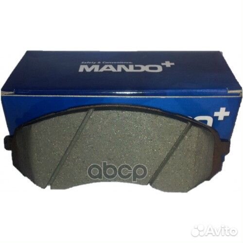 Колодки дисковые передние с антискрип. пластинами