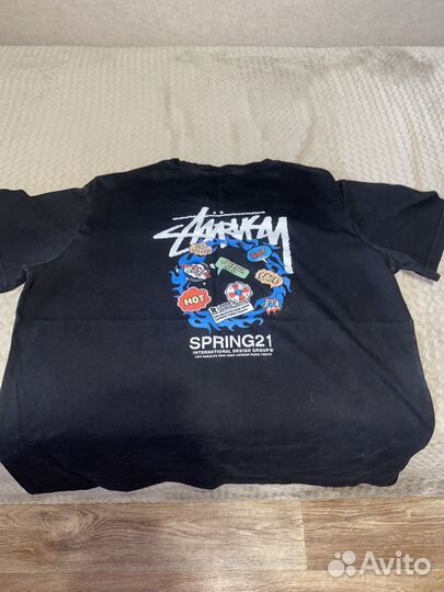 Футболка stussy черная