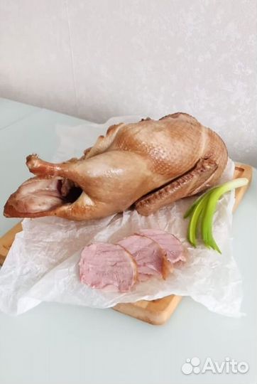 Утка горячего копчения