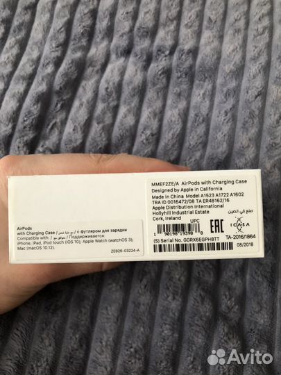 Наушники apple airpods 1