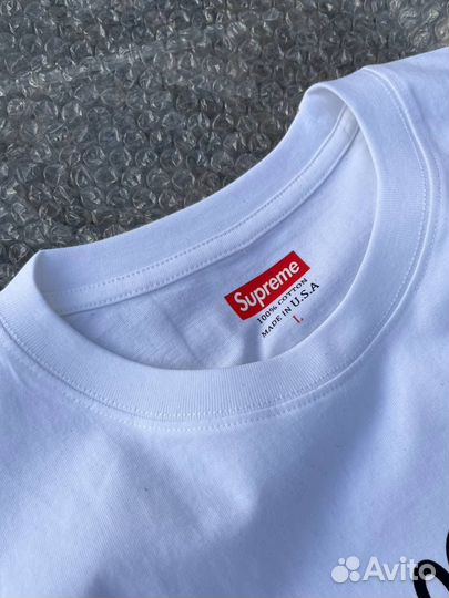 Футболка Supreme белая арт:525