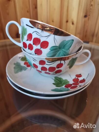 Чайная пара Дулево СССР 60г