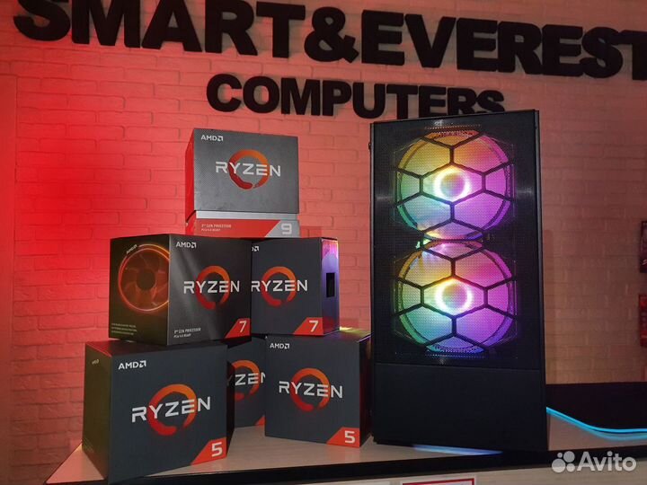 Создан для игр пк Ryzen 5 2600/GTX 1070 8GB гарант