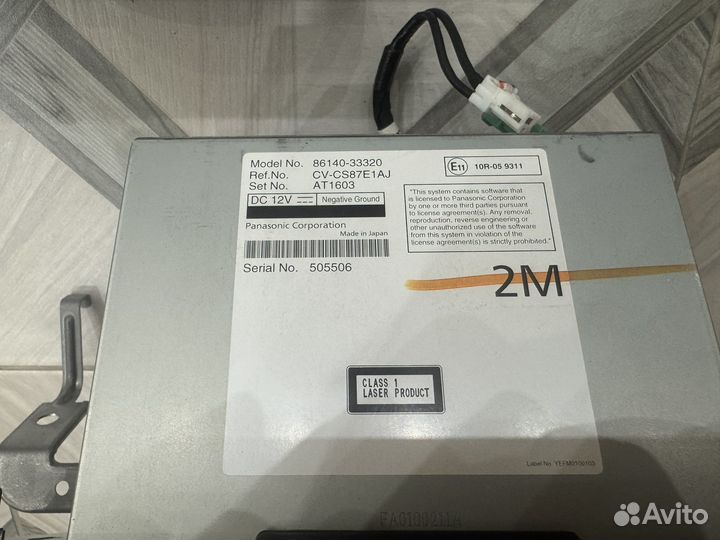 Штатная магнитола toyota camry 70