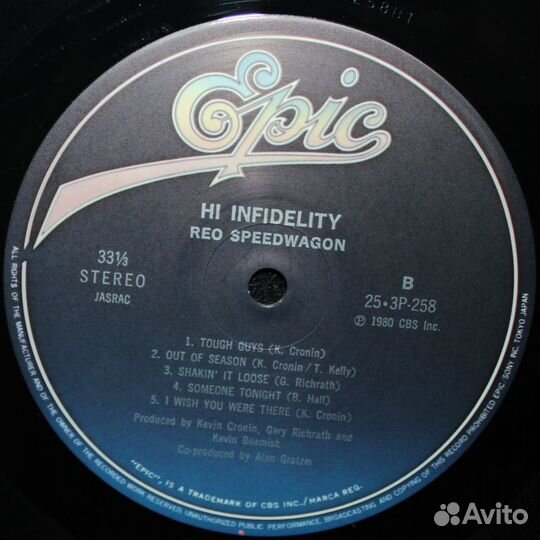 REO Speedwagon / Hi Infidelity (LP)