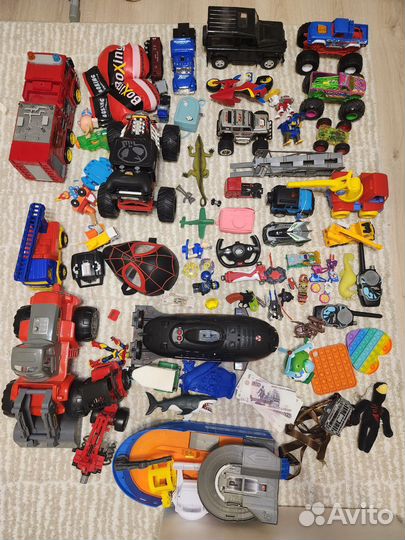 Детские игрушки пакетом для мальчика