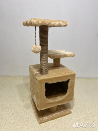 Домик для котика с когтеточкой
