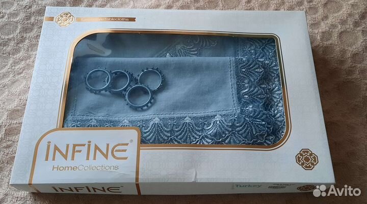 Скатерть и салфетки Infine Турция 220 на 160см