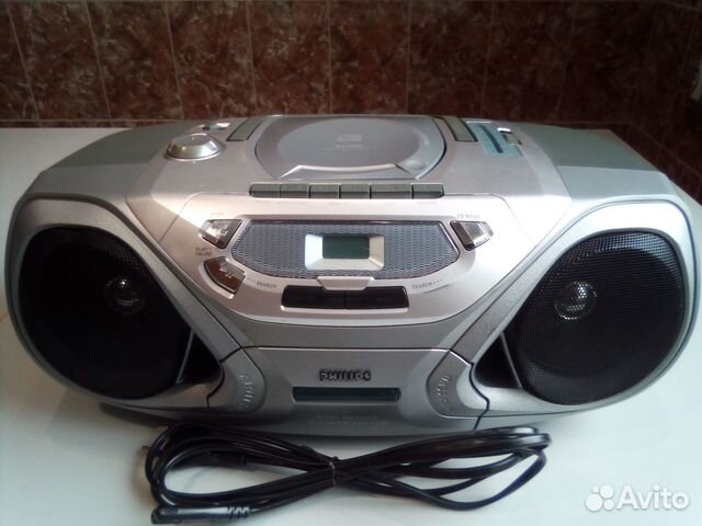Philips магнитола с AUX CD радио и кассетной декой купить в Москве ...