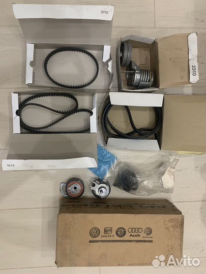 Комплект грм на skoda octavia 1.4