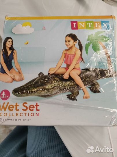 Надувной крокодил