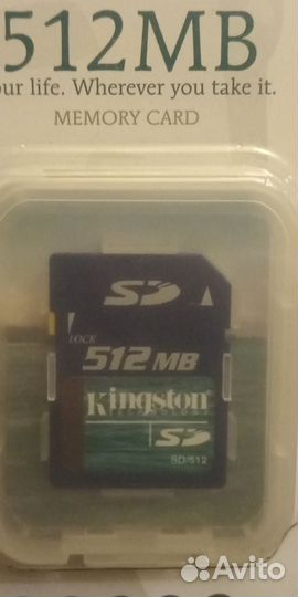 Карта памяти SD 512 MB