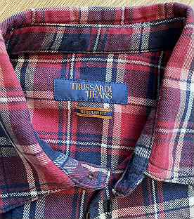 Рубашка фланель мужская trussardi