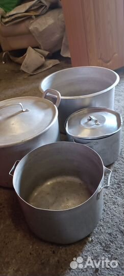 Кастрюли алюминевые