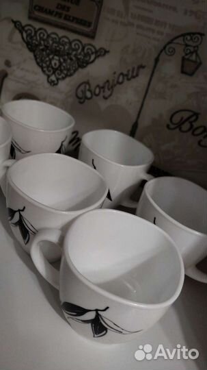 Чашки 6штук