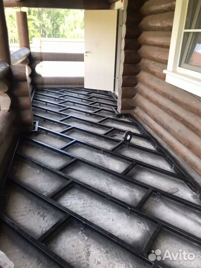 Монтаж дпк (древесно-полимерного композита)