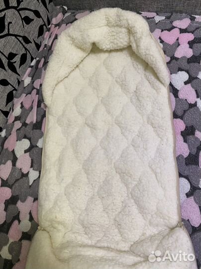 Зимний конверт в коляску