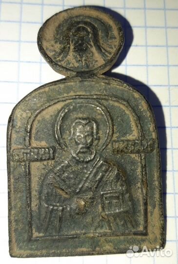 Нательная икона Николай Чудотворец