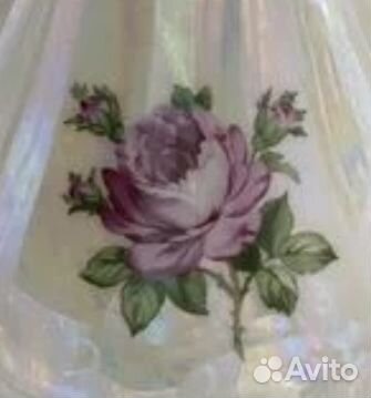 Чайник сервиза Роза, фарфор гдр Jlmenau, 70-е