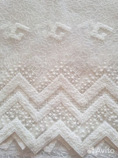 Тюль новый, нежно - молочного цвета