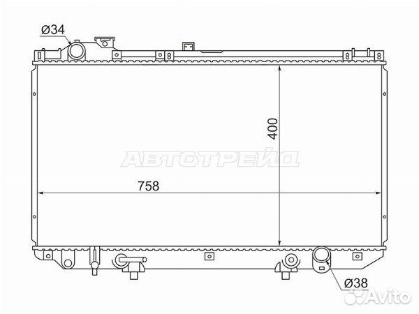 Радиатор lexus, lexus GS300, lexus GS300 98-05, lexus GS430, toyota, toyota aristo, toyota aristo ZS