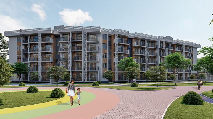2-к. квартира, 73,2 м², 1/5 эт.
