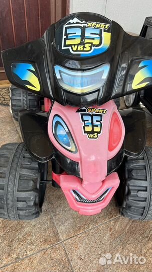 Детский квадроцикл бу электронный