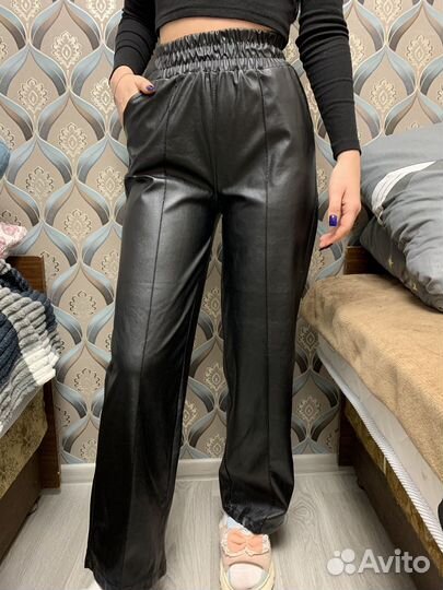 Кожаные брюки