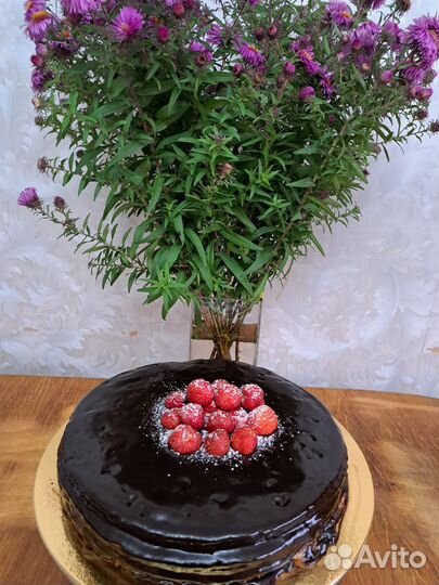 Торты домашние на заказ медовик : птичье молоко