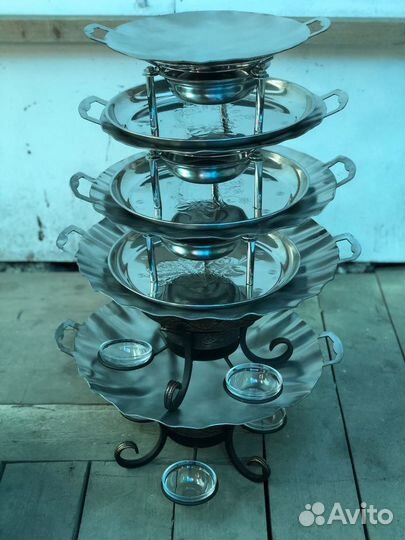 Садж для подачи шашлыка,нерж