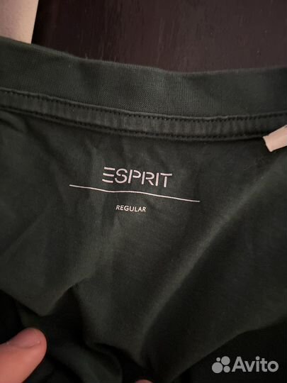 Футболка мужская зеленая Espirit