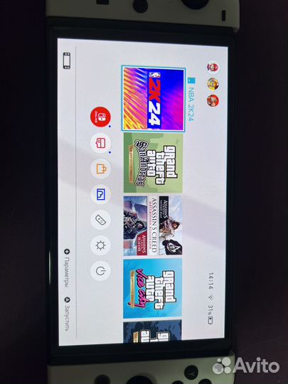 Nintendo switch oled с играми