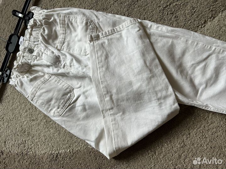 Джинсы Zara белые 11-12 лет