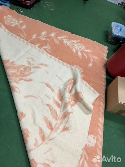 Одеяло шерстяное СССР большое