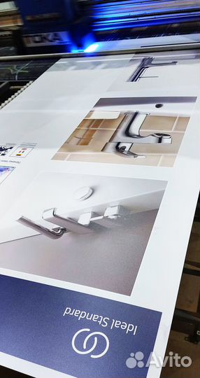 Печать на пластике оргстекле фанере пленках стекле