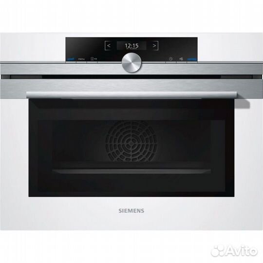 Компактный духовой шкаф Siemens CM633GBW1 с свч