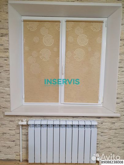 Римские шторы на кухню