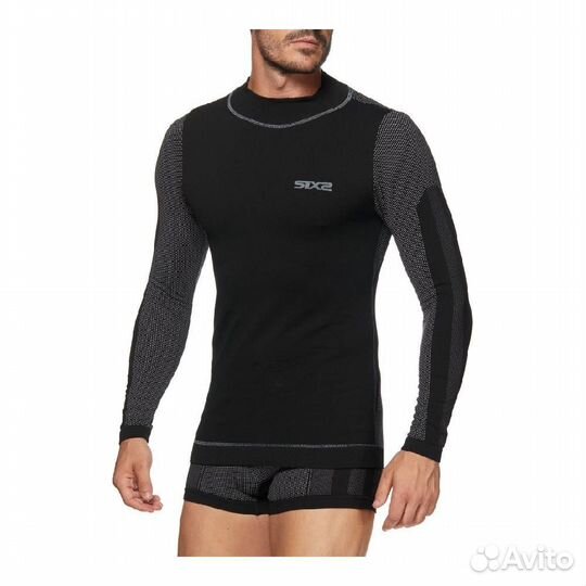 Термокофта sixs TS4 Black Carbon, XS
