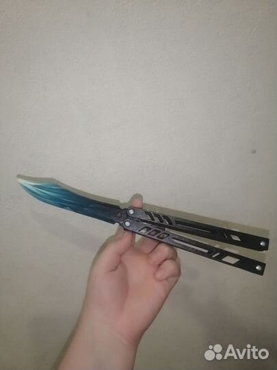 Деревянная нож бабочка из игры standoff2