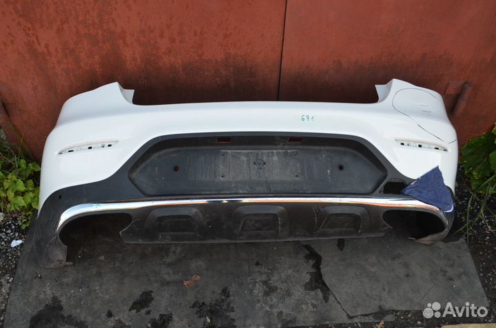 Бампер задний mercedes glc 253