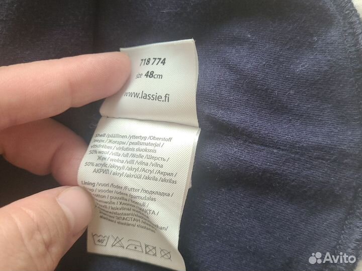 Шапка шлем lassie 48 2 штуки