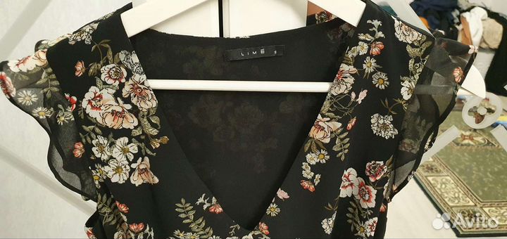 Платье lime черное s