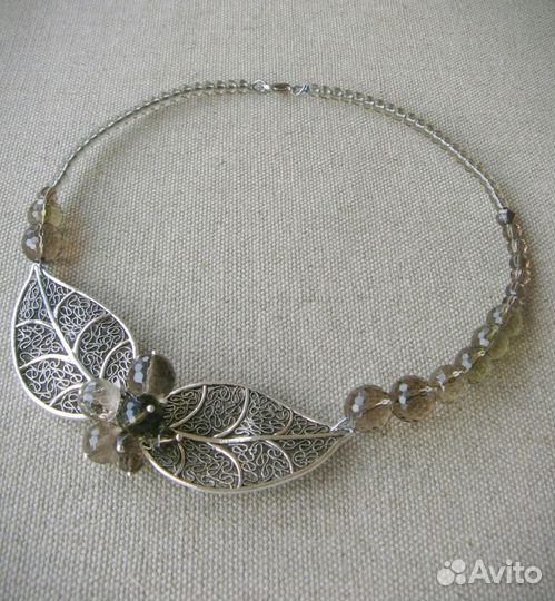 Комплект с раухтопазом 