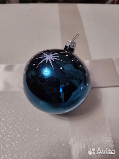 Елочные игрушки стеклянные