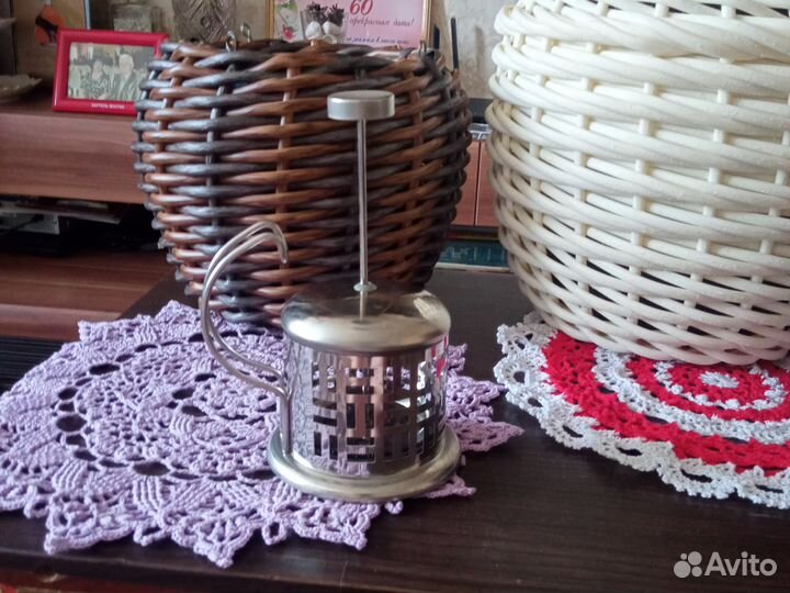 Френч пресс сталь,новый 800 мл