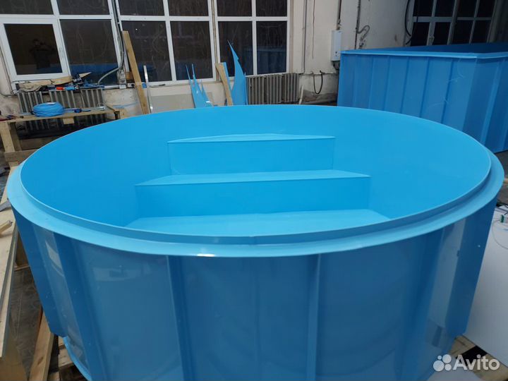 Пластиковый бассейн 300*150 см